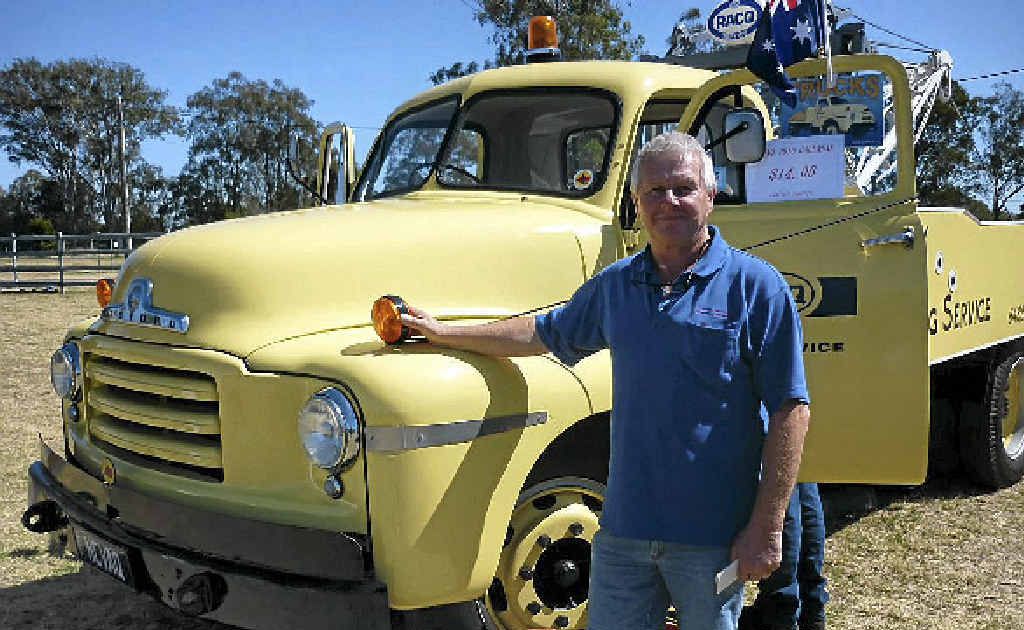 HCVAQ president Graham Kircher at the Big Banger Truck Show, Rosewood, Queensland with a restored Bedford Tow Truck. HCVAQ president Graham Kircher at the Big Banger Truck Show, Rosewood, Queensland with a restored Bedford Tow Truck.
